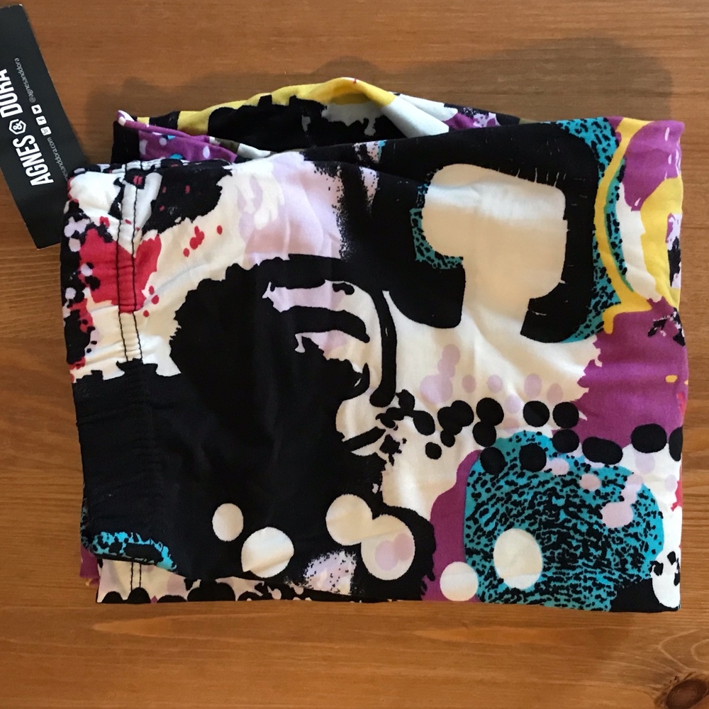 A & D leggings graffiti 80s